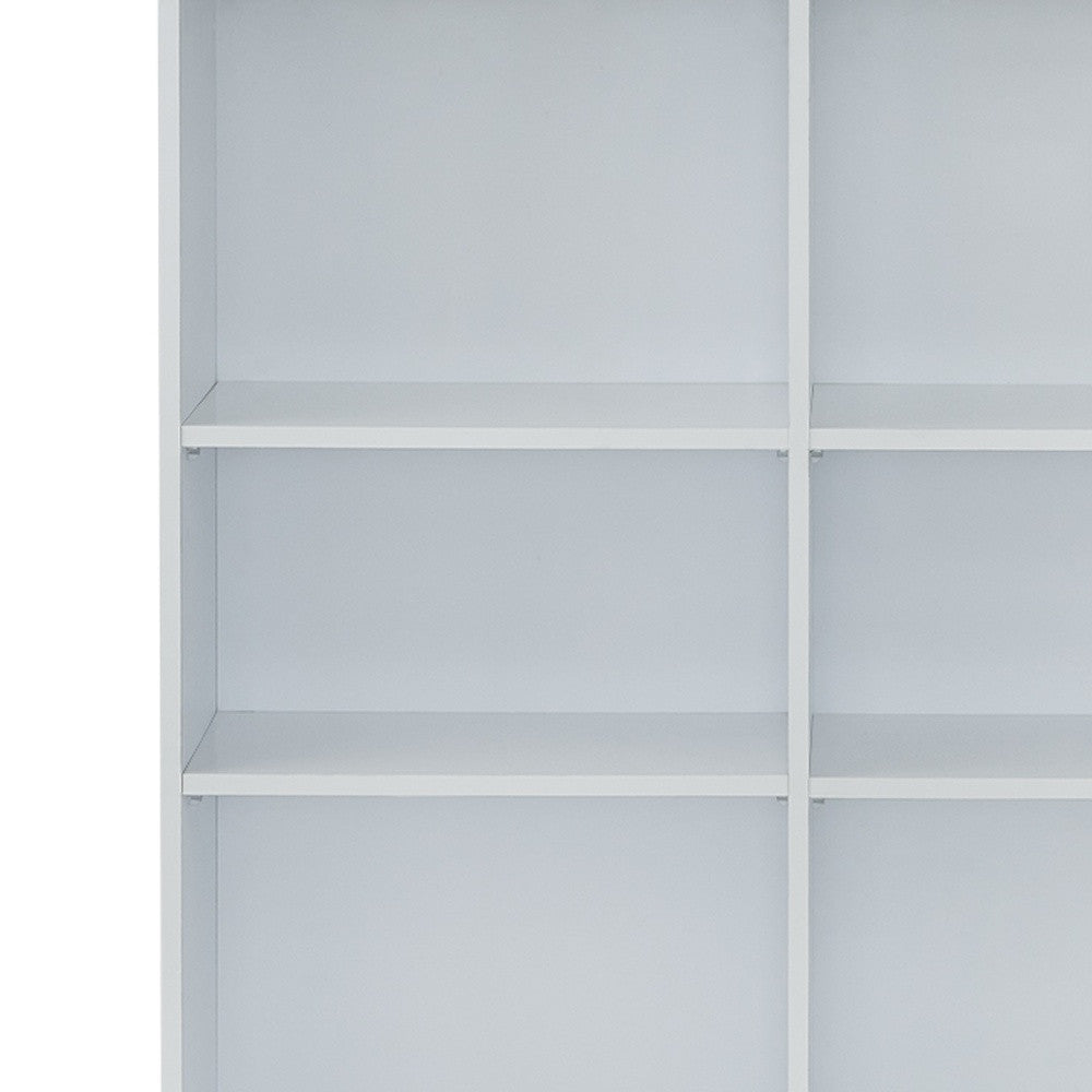 Homeroots 47" White Rectangular Manufactured Wood Bar Table   286226