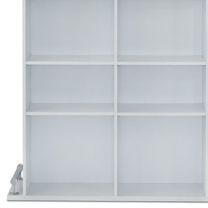 Homeroots 47" White Rectangular Manufactured Wood Bar Table   286226