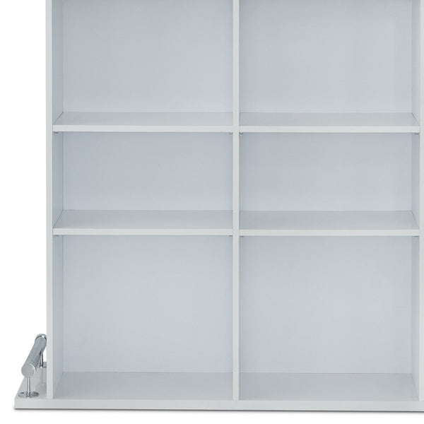 Homeroots 47" White Rectangular Manufactured Wood Bar Table   286226