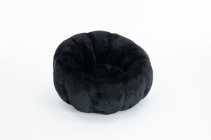 English Elm Adult Floral Bean Bag Chair Plush Faux Fur Single Seater for Bedroom Reading Nook W2012P399199