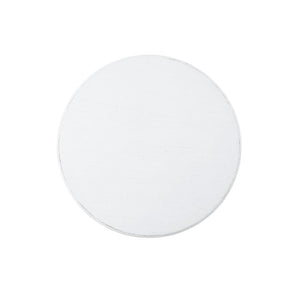 HomeRoots 22" Round Pedestal End Table – Timeless Cottage Charm for Living Rooms, Bedrooms, and More! White 286298
