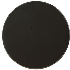 HomeRoots 22" Round Pedestal End Table – Timeless Cottage Charm for Living Rooms, Bedrooms, and More! Black 286300