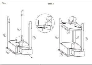 Homeroots 23" Brown Solid Wood End Table Walnut  286314