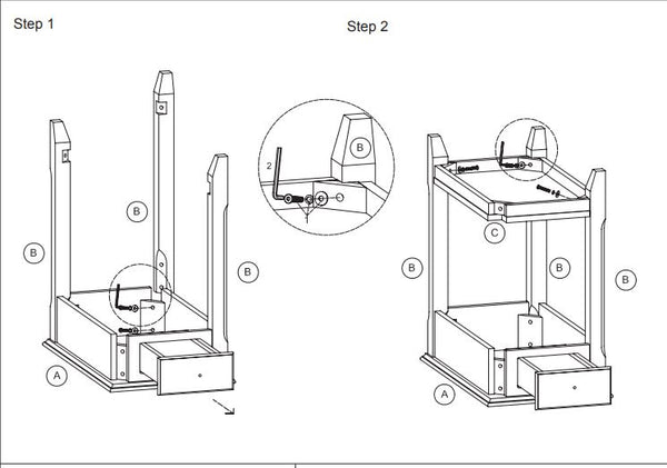 Homeroots 23" Brown Solid Wood End Table Walnut  286314