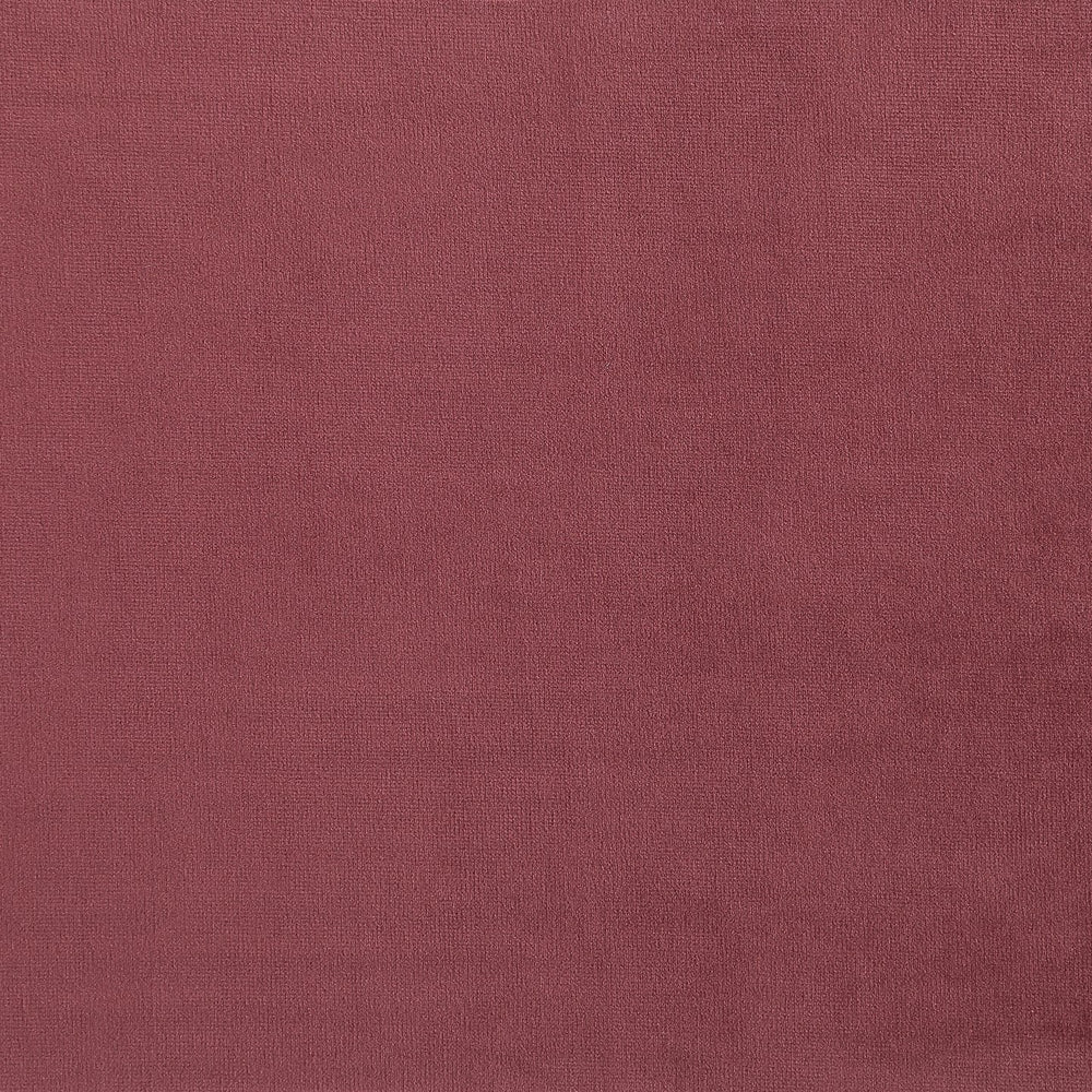 English Elm Round Velvet Upholstered Ottoman with Gold Band, Hourglass Design, Piped Velvet Seat for Extra Seating and Footrest B016P383643