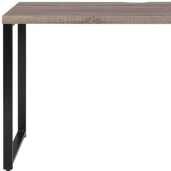 HomeRoots 47" Taupe and Gray Writing Desk - Stylish, Functional, and Perfect for Your Home Office Needs! 286418