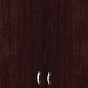 Homeroots 32" Espresso Manufactured Wood Three Drawer Gentlemans Chest  Manufactured Wood 286525