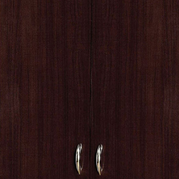 Homeroots 32" Espresso Manufactured Wood Three Drawer Gentlemans Chest  Manufactured Wood 286525