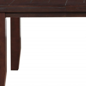 HomeRoots 48" Dark Brown Dining Table – Timeless Rectangular Design for Family Meals & Gatherings, Durable & Elegant 286539