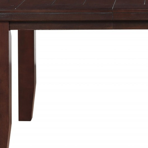 HomeRoots 48" Dark Brown Dining Table – Timeless Rectangular Design for Family Meals & Gatherings, Durable & Elegant 286539