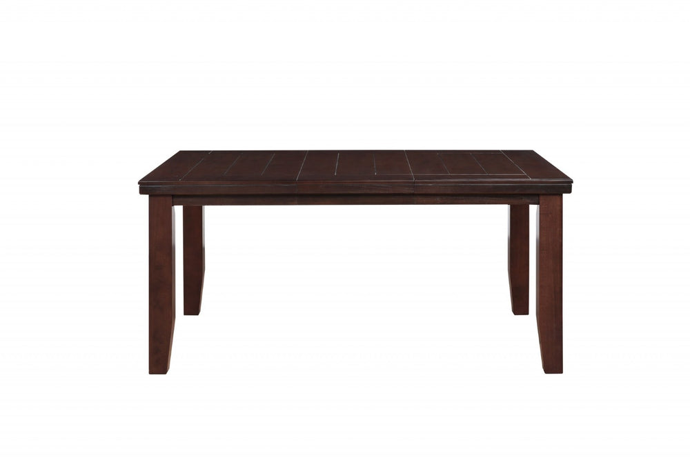 HomeRoots 48" Dark Brown Dining Table – Timeless Rectangular Design for Family Meals & Gatherings, Durable & Elegant 286539