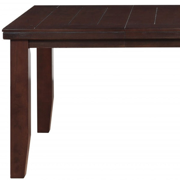 HomeRoots 48" Dark Brown Dining Table – Timeless Rectangular Design for Family Meals & Gatherings, Durable & Elegant 286539