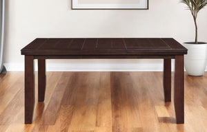 HomeRoots 48" Dark Brown Dining Table – Timeless Rectangular Design for Family Meals & Gatherings, Durable & Elegant 286539
