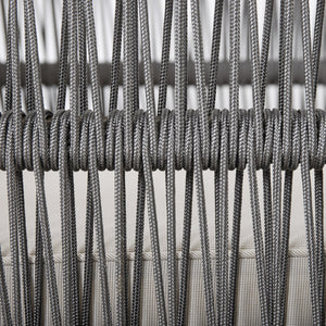 English Elm Christopher Knight Home® - 4-Pieces Acacia Wood Patio Furniture Set with Grey Rope & Beige Cushions, Weatherproof Deep Seating Set N780P171148F