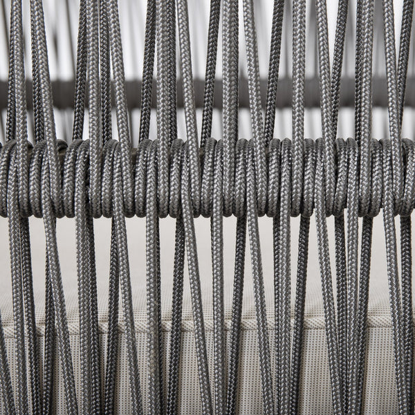 English Elm Christopher Knight Home® - 4-Pieces Acacia Wood Patio Furniture Set with Grey Rope & Beige Cushions, Weatherproof Deep Seating Set N780P171148F