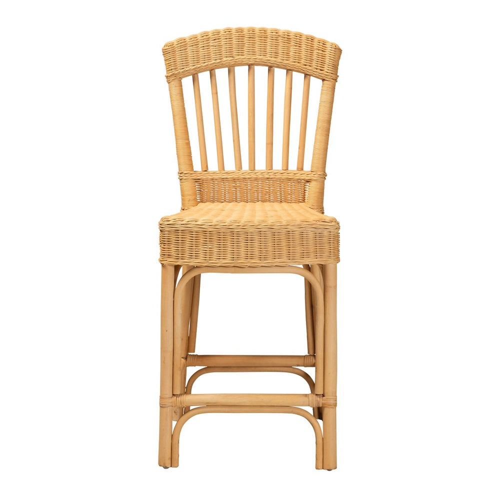 English Elm Modern Seagrass Woven Acacia Wood Dining Chair Set Bohemian Organic Style B2750P467677