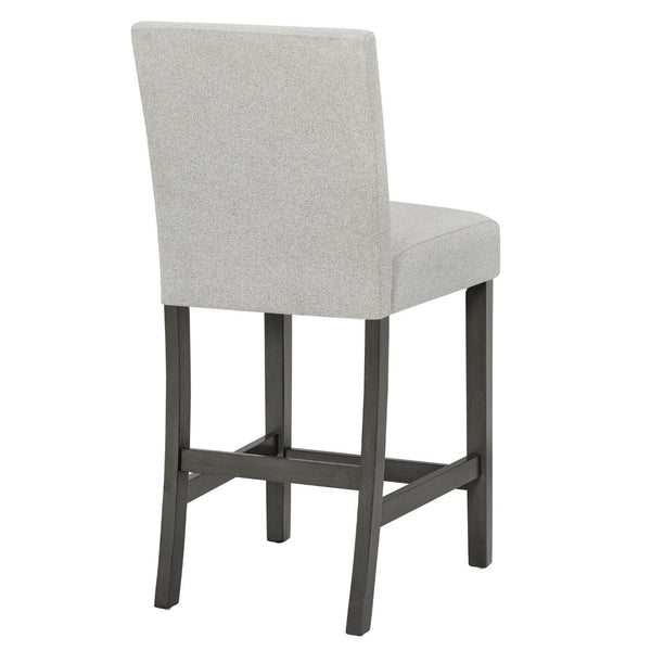 English Elm Luna 7 Piece Counter Height Dining Set Faux Marble Top with Upholstered Seating B2749S00325