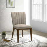 English Elm Ashcroft Furniture - Elmwood Cream Fabric Dining Chair (Set Of 2)