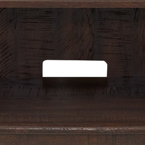 English Elm Retro 60 Inch Media Console with Enclosed Storage Mid Century Modern Living Room W2275P460426