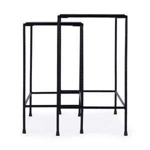 Butler Specialty Carrera Outdoor Nesting Tables - Sleek Iron And Granite Design For Stylish Space-saving Elegance Black Iron,Granite 2870437-butler