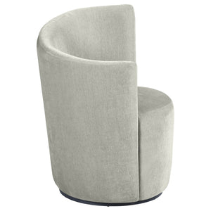 English Elm Kaylie Velvet Swivel Accent Chair Sculptural Curved Back for Living Room B062P447947