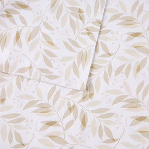 JLA Home Madison Park Essentials - Sheet 100% Cotton Percale Printed Sheet Set—Cool, Breathable, OEKO-TEX Certified, Fits Mattresses to 17" MPE20-1009