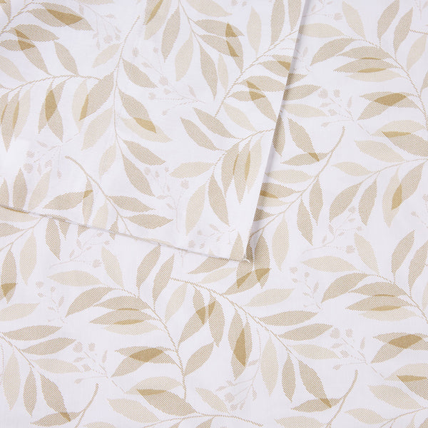 JLA Home Madison Park Essentials - Sheet 100% Cotton Percale Printed Sheet Set—Cool, Breathable, OEKO-TEX Certified, Fits Mattresses to 17" MPE20-1009