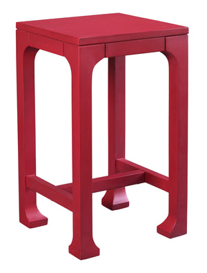Hekman Furniture 28787 Exotic Red Square Pedestal Table - Stylish Accent For Your Home Décor And Entertaining Needs Special Reserve Accent Table 28787