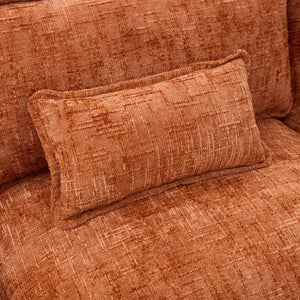 English Elm United Oversized Sectional Sofa With Movable Ottoman, Usb Ports & Modern Chenille For Cozy Living Spaces W1568S00188-GIGA