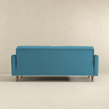 English Elm Ashcroft Furniture - Benara Teal Velvet Sleeper Sofa