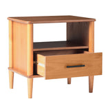 Spindle Mid-century Modern Transitional 20" Spindle Leg Nightstand