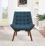 OSP Home Furnishings Shelly Tufted Chair Azure