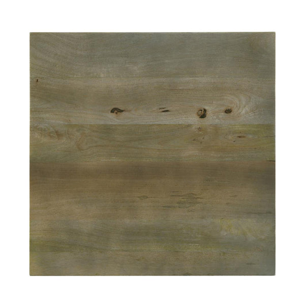 English Elm Square Solid Mango Wood End Table Rustic Brown Accent Table | Handcrafted, Durable, Natural Texture B016P373127