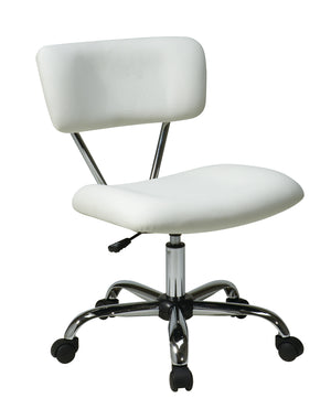 OSP Home Furnishings Vista Task Office Chair White