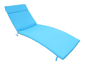 English Elm Christopher Knight Home® - 52005.00Cush-Blu Vibrant Blue Outdoor Chaise Lounge Cushion - Water-Resistant & Secure Fit! N775P230263U