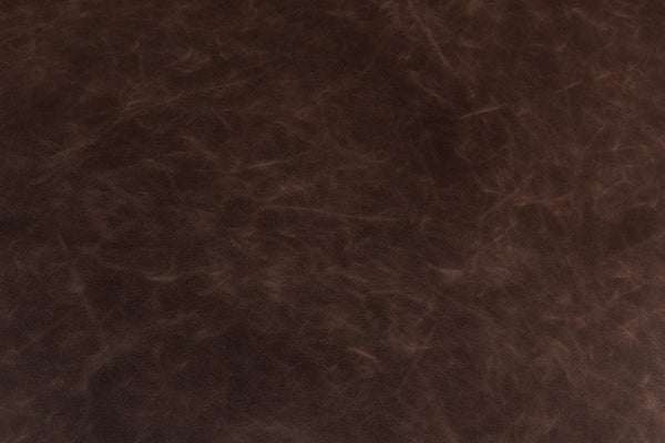 Sarreid Brooks Chocolate Faux Leather Tufted 2 Seat Sofa With Birch And Walnut Finish For Modern Comfort Brown  28927