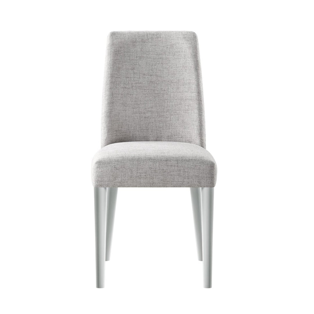 English Elm Taylor Upholstered Fabric Side Chair Solid Wood Frame Versatile Accent Seating Gray 28991-GYG