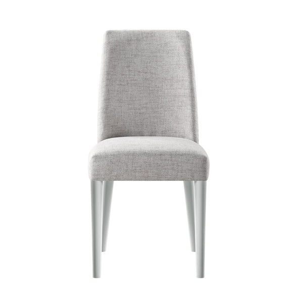 English Elm Taylor Upholstered Fabric Side Chair Solid Wood Frame Versatile Accent Seating Gray 28991-GYG