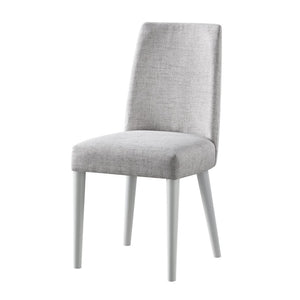 English Elm Taylor Upholstered Fabric Side Chair Solid Wood Frame Versatile Accent Seating Gray 28991-GYG