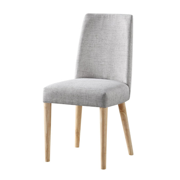 English Elm Taylor Upholstered Fabric Side Chair Solid Wood Frame Versatile Accent Seating Natural 28991-NAG