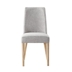 English Elm Taylor Upholstered Fabric Side Chair Solid Wood Frame Versatile Accent Seating Natural 28991-NAG