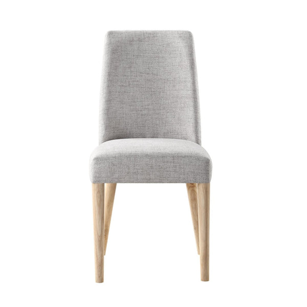 English Elm Taylor Upholstered Fabric Side Chair Solid Wood Frame Versatile Accent Seating Natural 28991-NAG