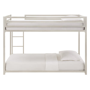 Iron Bunk Bed with Safety Guard Rails for Kids and Teens Shared Bedrooms