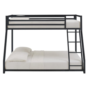 Iron Bunk Bed with Safety Guard Rails for Kids and Teens Shared Bedrooms