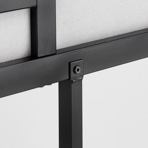 Iron Bunk Bed with Safety Guard Rails for Kids and Teens Shared Bedrooms