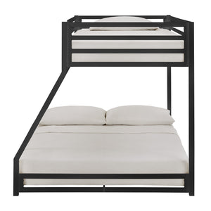 Iron Bunk Bed with Safety Guard Rails for Kids and Teens Shared Bedrooms