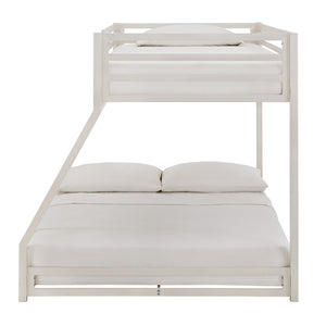 Iron Bunk Bed with Safety Guard Rails for Kids and Teens Shared Bedrooms