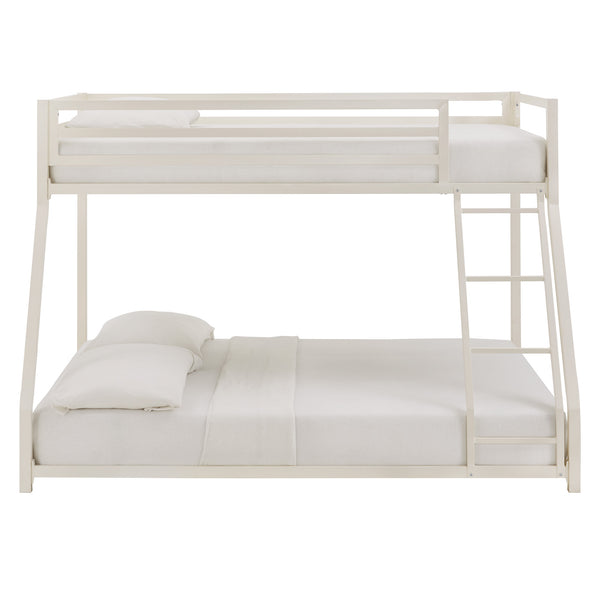 Iron Bunk Bed with Safety Guard Rails for Kids and Teens Shared Bedrooms