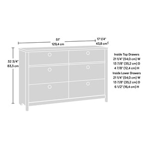 English Elm Dresser, Elegant Brown Finish With 4 Deep Drawers For Stylish Storage In Any Room Or Entryway B356P402612
