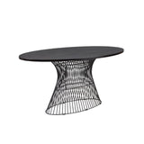 INK+IVY Mercer Mid-Century Oval Dining Table II121-0417 Black